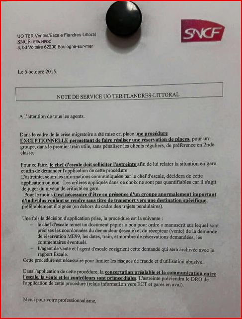 Directive SNCF